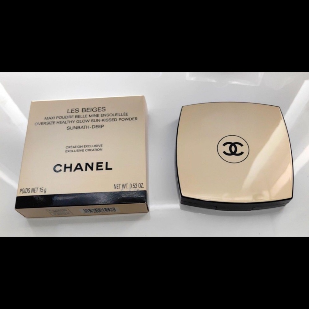 Chanel limited edition oversize healthy glow sun kissed  powder in sunbath deep